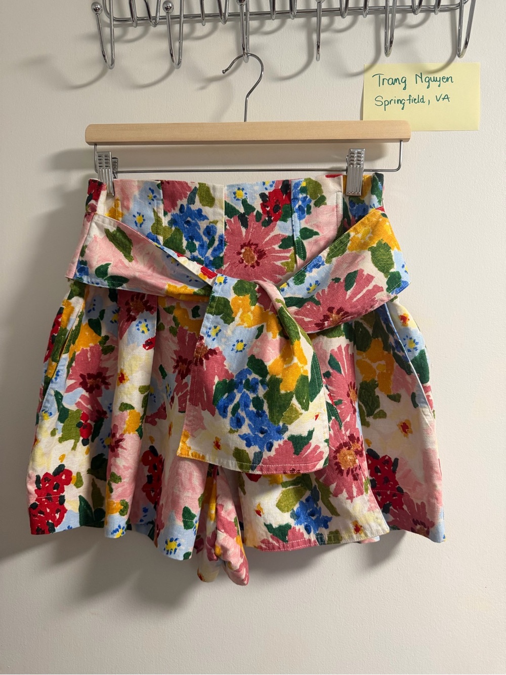Sezane Tyson Shorts Pastel Flowers 6/38 - Picture 3 of 8